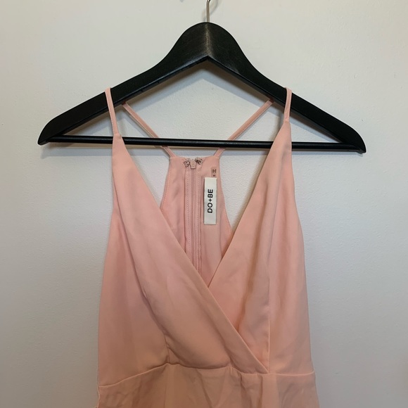 Pink Spaghetti Strap VNeck - Picture 2 of 4